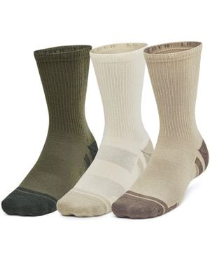 Under Armour Armour Ua Performance Tech 3-Pack Crew Socks - Green