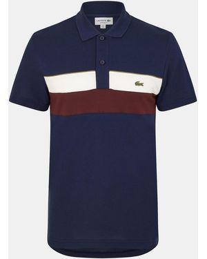 Lacoste Short-Sleeve Polo Shirt - Blue