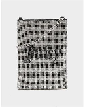 Juicy Couture Diamonte Cross Body Bag - Grey