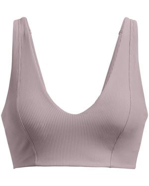 Under Armour Rib Low Impact Sports Bra - Grey