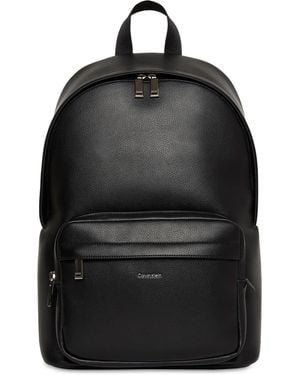 Calvin Klein Raised Round Backpack - Black