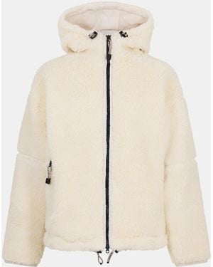 Napapijri Napa Insulated Streamlined Fit Sherpa Jacket - Natural