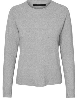 Vero Moda Knitted Pullover - Grey