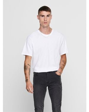 Only & Sons Oversized T-Shirt - White