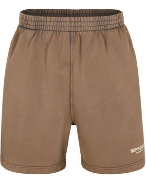 Represent Owners Club Relaxed Fit Shorts - Natural