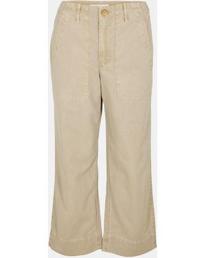 Velvet By Graham & Spencer Canvas Tailored Trousers - Natural