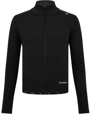 Castelli Weather-Resistant Performance Cycling Jacket - Black