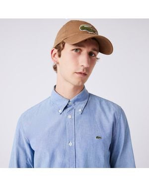 Lacoste Long Sleeve Logo Shirt - Blue