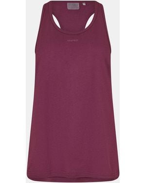Usa Pro Classic Racer Back Sports Tank - Purple