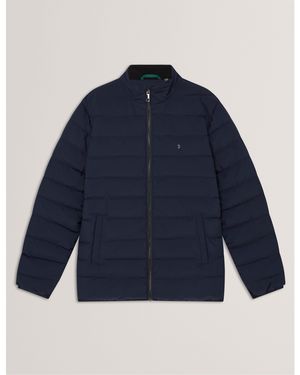 Ted Baker Lightweight Puffer Jacket - Blue