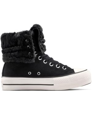 Converse Chuck Taylor All Star Fol Platform Trainers - Black
