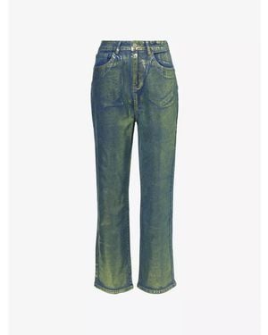 Amy Lynn Lupe Ct Trainer Straight Leg Trousers - Blue