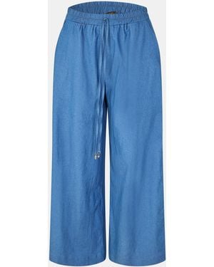 Biba Wide Leg Trousers - Blue