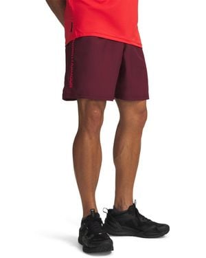 Under Armour Ua Tech Woven Wordmark Shorts - Red