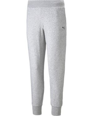 PUMA Closed Hem Fleece Joggers - Grey