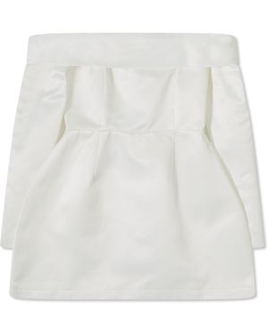 Odd Muse Odd Mus Satin Bardot T - White