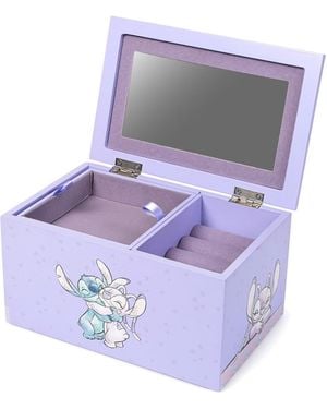 Disney Stitch Stitch & Angel Jewellery Box - Purple
