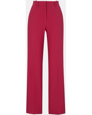 HUGO Hulana Straight Leg Trouser - Red
