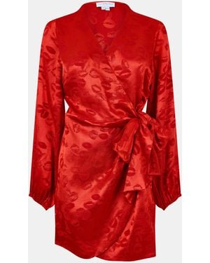 Never Fully Dressed Mini Vienna Dress - Red