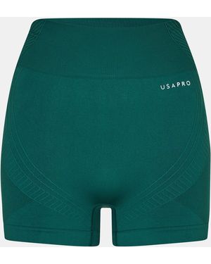 Usa Pro Usap Seamless 3 Inch Shorts - Green