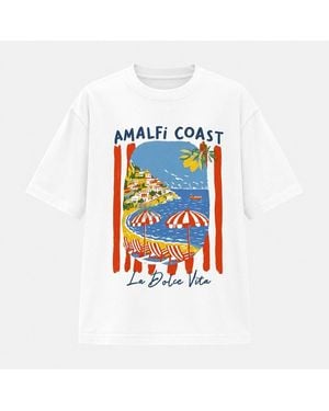 I Saw It First Graphic Oversized T-Shirt - White