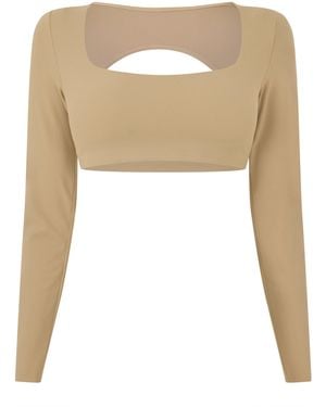 Nike Zenvy Ls Bra Ld64 - Natural