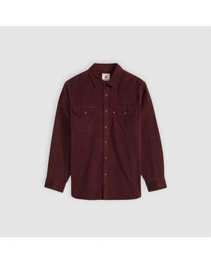 Levi's Jackson Long-Sleeve Corduroy Shirt - Red