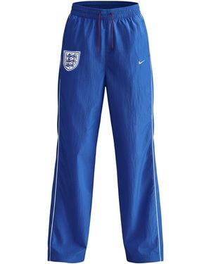 Nike England Woven Tracksuit Bottoms - Blue