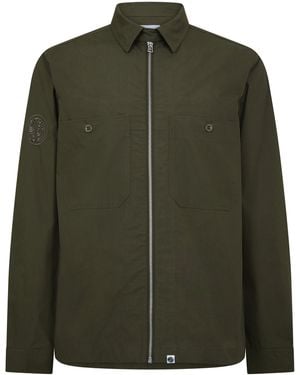 Pretty Green Boston Tailored Fit Overshirt - Green