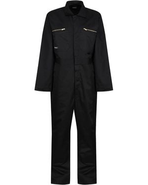 Regatta Prozip Zip System Professional Overalls - Black