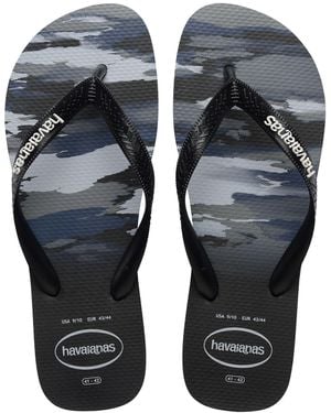 Havaianas Top Camu Flip Flops - Black