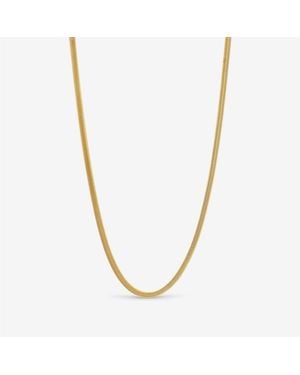 Inicio Waterproof Snake Chain Necklace - Metallic