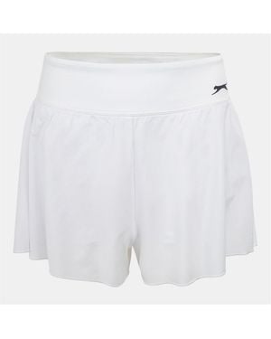 Slazenger 1881 Performance Tennis Shorts - White
