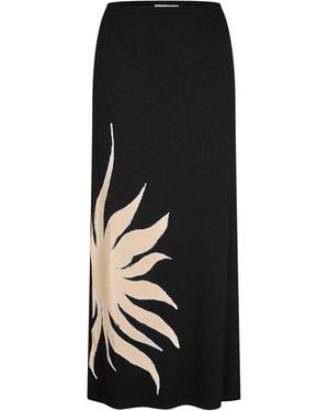 Never Fully Dressed Midi Skirt - Black