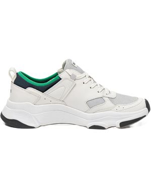 BOSS Asher Runners Casual Low-Top Trainers - White