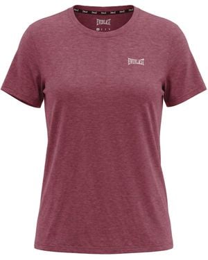Everlast Round-Neck Loose Tee - Purple