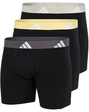 adidas Active Flex Cotton Boxer Brief (3Pk) - Blue