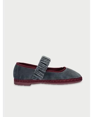 Flabelus Mafalda Georgina Velvet - Blue