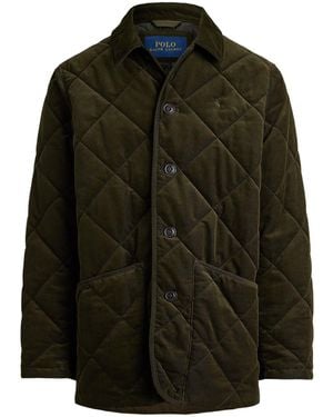 Polo Ralph Lauren Polo Cord Car Coat - Green