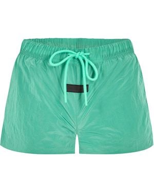 Fear Of God Running Fleece Jogger Shorts - Green
