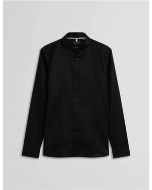 Ted Baker Allardo Premium Long-Sleeve Oxford Shirt - Black