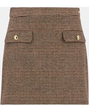 Barbour Sophia Mini Wool Skirt - Brown