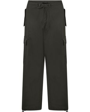 GOOD AMERICAN Parachute Trousers - Black