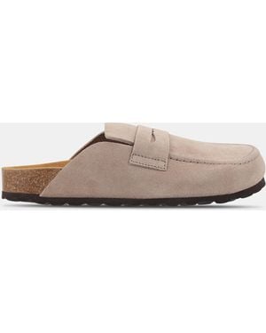 Jack Wills Loafer Flat Sandals - Brown