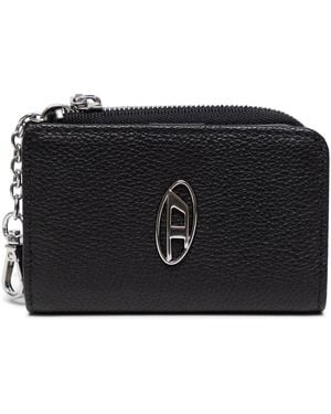 DIESEL L-Zip Keyring - Black