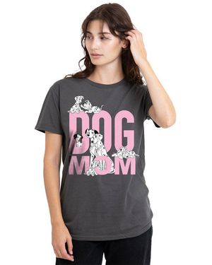 Disney 101 Dalmatians Dog Mom T-Shirt Light Graphite - Grey