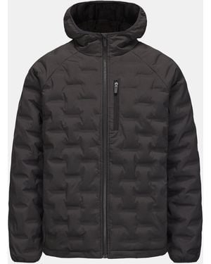 Karrimor Heat-Sealed Hooded Long Sleeve Full Zip Insulated Puffer Jacket - Black