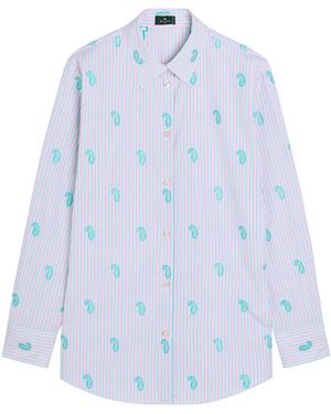 Etro Patterned Shirt - Blue