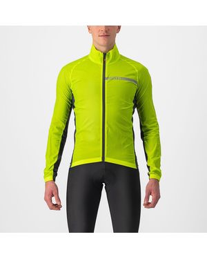 Castelli Squadra Wind Shell Stretch Performance Cycling Jacket - Green