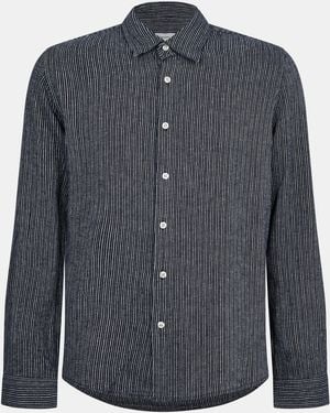 Peter Werth Long Sleeve Plain Shirt - Blue